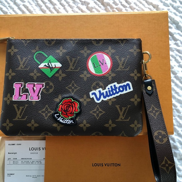 Authentic LV Monogram City Pouch Patch - Picture 2 of 7